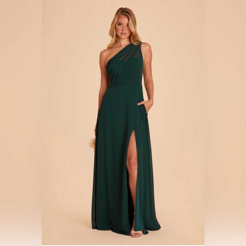 Birdy Grey Emerald Green Chiffon Kira Bridesmaid Dress